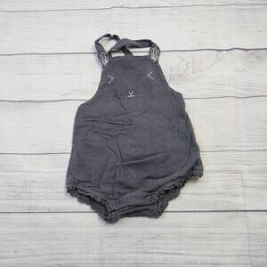 9/12m Marks & Spencer Woven Face Bubble Romper